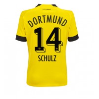 Borussia Dortmund Nico Schulz #14 Fußballbekleidung Heimtrikot Damen 2022-23 Kurzarm